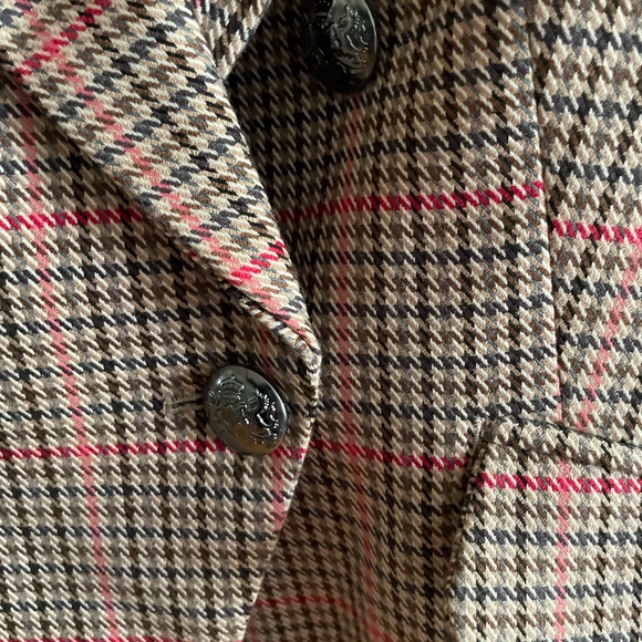 Women’s Banana Republic Double-Breasted Plaid Blazer - Picture 4 of 8